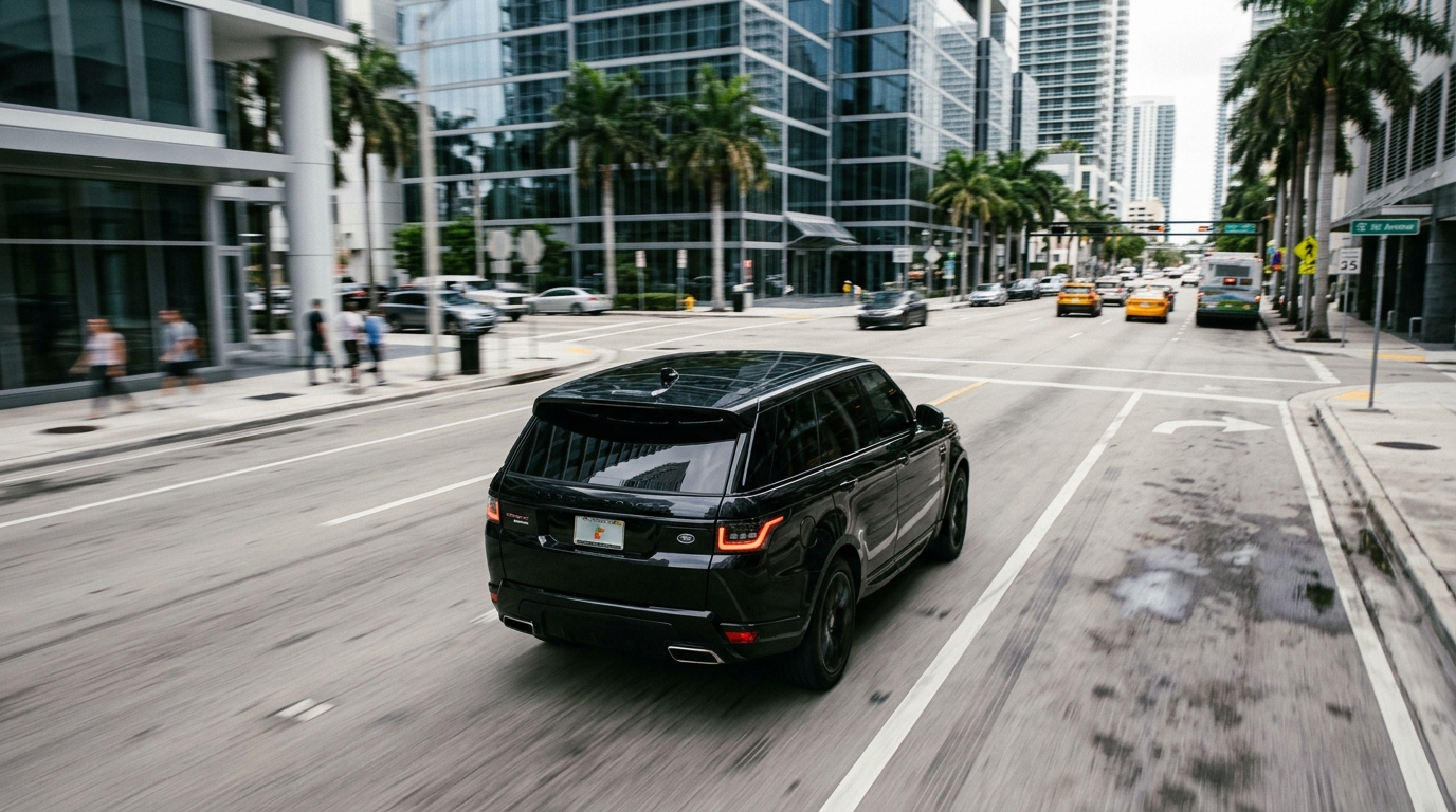 Range Rover Sport coastal transfer